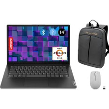 Lenovo V14 G4 Amn Amd Gold 7220U  8gb 512GB M.2 SSD 82YT00HBTX ATL18  14" Fdos Notebook + Çanta& Mouse