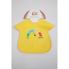 Baby Hola Su Geçirmez Cepli BLW Mama Önlüğü 0-6 Yaş Büyük Boy Silikon Aktivite Önlüğü 1000