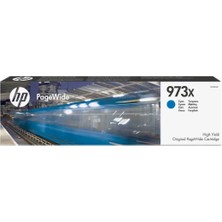 Hp 973X-F6T83AE Mavi Orijinal Kartuş Yüksek Kapasiteli