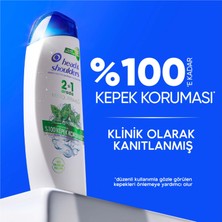 Head&Shoulders Head & Shoulders Şampuan Mentol Ferahlığı 2in1 330 Ml X3 Adet