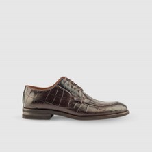 Togo Erkek Klasik Ayakkabı [052211], Kahve Croco, 44