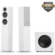 AUDIO PRO A38+SW-10 Beyaz 2+1 Aktif Multiroom Akıllı Ev Hoparlörü Seti