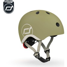 ToysAll Scoot And Ride Helmet Bebek Kaskı Xxs-S Olive 181206-00007