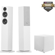 Audio Pro A38+SW-5 Beyaz 2+1 Aktif Multiroom Akıllı Ev Hoparlörü Seti