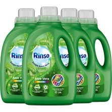 Rinso Sıvı Çamaşır Deterjanı Komple Bakım Serisi Aloe Vera Renkliler Için 1.5 L x4