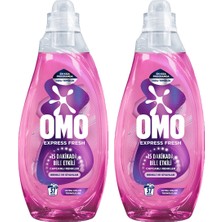 Omo Express Fresh Capcanlı Renkler Renkli ve Siyahlar Sıvı Çamaşır Deterjanı 1480 ml x2