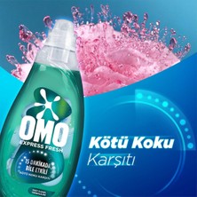 Omo Express Fresh Kötü Koku Karşıtı Beyaz ve Renkliler Sıvı Çamaşır Deterjanı 1480 ml x2