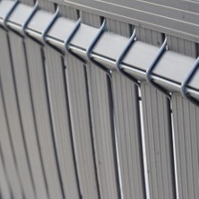 Dekorafence Bahçe Çiti Kaplama Bahçe Çiti Seperatörü Euro Panel Tel Kaplama Düz Model Antrasit