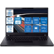 Acer Travelmate P2 Intel Core I5-1235U 64GB 1tb SSD Intel UHD Graphics Fhd 15.6" Freedos Taşınabilir Bilgisayar TMP215F08 + Zettaçanta