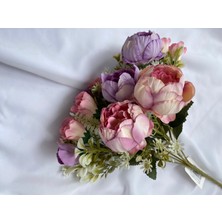 30 cm Küçük Boy   Yapay Çiçek Dekor Çiçeği Masa Çiçeği Organizasyon Çiçeği Çiçek Buket Renkli Çiçek