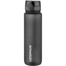 Uzspace Tritan Su Matarası 1000ML VGN3038-7 Siyah