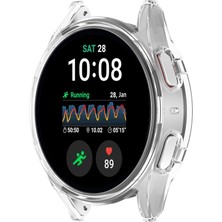 Daart Samsung Galaxy Watch7 44MM Şeffaf Izle Kılıf Yarım Sarma Pc Izle Kapak Koruyucu (Temperli Cam Ekran Filmi Olmadan) (Yurt Dışından)