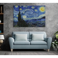 Allure Art Design Yıldızlı Gece Kanvas Tablo Van Gogh Yıldızlı Gece Tablo