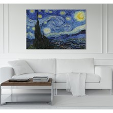 Allure Art Design Yıldızlı Gece Kanvas Tablo Van Gogh Yıldızlı Gece Tablo