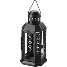 IKEA Enrum Fener Siyah 22 Cm