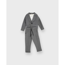 Genç Pamuk Likralı 3'lü Takım Elbise