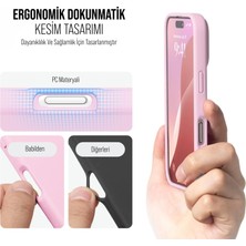Babilden iPhone 16 Plus Kılıf Ince Sıvı Silikon 3 Katmanlı Tam Kaplamalı Yumuşak Jel Kauçuk Kılıf Kapak Lila