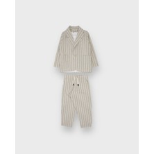 RG Brand Keten Çizgili Çocuk Takım Elbise