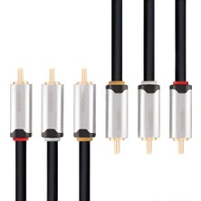 Prolink HMC231-0500 3 Rca - 3 Rca Kablo, 5 Metre - Çift-Blendajlı Oksijensiz Bakır Kablo