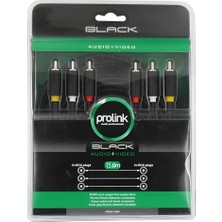 Prolink PB364-1500 3 Rca - 3 Rca Rca Ses Kablosu 15 Metre