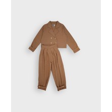 RG Brand Genç Keten Ceket Pantolon Takım