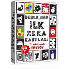 Eğitici Bebeğimin Ilk Zeka Kartları - Bebekler Için Resimli Ilk Aktivite Zeka Kart Oyun Seti 0-12 Ay