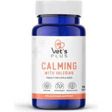 Vet's Plus Calming Kedi ve Köpekler İçin Sakinleştirici Tablet 75'li