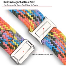 Daart Xiaomi Smart Band 8 Pro / Redmi Watch 4 Manyetik Toka Dokuma Saat Kayışı (Yurt Dışından)