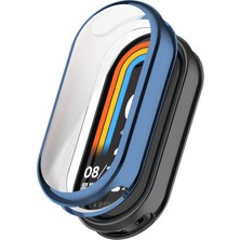 Daart Xiaomi Smart Band 8 / Mi Band 9/9 Nfc Elektro Kaplama Tam Koruma Kapağı Tpu Saat Çerçevesi Kılıfı (Yurt Dışından)