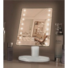 LED Işıklı Makyaj Aynası Dokunmatik Ayna Beyaz Işık