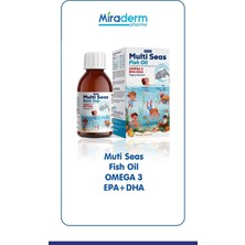 Miraderm Balık Yağı Multi Seas Omega 3 Oil Portakal Aromalı 150  ml