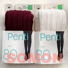 Kız Çocuk 2'li Desenli Külotlu Çorap ( 2 Adet Çocuk Kilotlu Çorap )