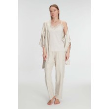 Anıl Bayan Sabahlık Atlet Pantolon Takım 11215