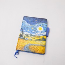 Van Gogh Tasarımlı Lastikli Defter