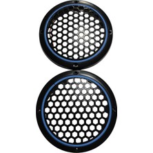 Prs 20Cm Mavi Neon Ledli Hoparlör Kapağı 2Adet