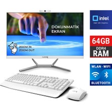 Turbox Taxpro1 I5 12450H 64GB Ddr4 1tb SSD 23.8 Inç Fhd Dokunmatik Bt Webcam Wifi All In One Pc