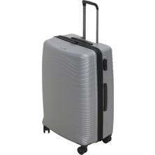 Kip Gri Orta Boy Bavul