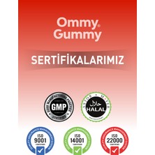 Ommy Gummy Collagen Cilt Vitamini 60 Adet ( Kolajen, Seramid, Hyaluronik Asit, Resveratrol, Q10 )