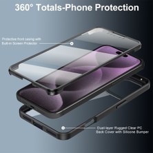 Eabhulie iPhone 16 Pro Için Yumuşak Tpu Ekran Koruyucu Tam Vücut Telefon Kılıfı - Yeşil (Yurt Dışından)