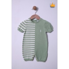 Babyhola %100 Pamuk Kız Erkek Bebek Triko Tulum 13778