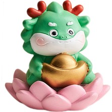 Toyra Çin Yılı Heykelciğ Heykeli Ev Oturma Odası 7.5x7.5x7.2cm (Yurt Dışından)