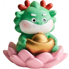 Toyra Çin Yılı Heykelciğ Heykeli Ev Oturma Odası 7.5x7.5x7.2cm (Yurt Dışından)
