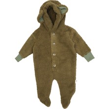 RG Brand Kulak Detaylı Kapüşonlu Kışlık Bebek Tulumu