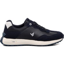 Volis Erkek Lacivert Bağcıklı Memory Foam Hafızalı Taban Sneaker Spor Ayakkabı 23528