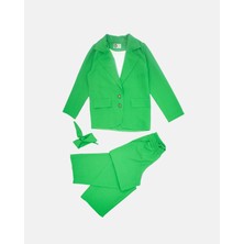 RG Brand GENÇ KIZ 4'LÜ SET CEKET & PANTOLON TAKIM