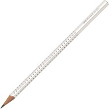 Faber-Castell Faber Castell Grip Sparkle Üçgen Kurşun Kalem Beyaz 118305