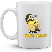 Rengine Shop Yeşil Çam Minyonlar Baskılı Kupa Bardak ‘’ Küçük Emrah ‘’