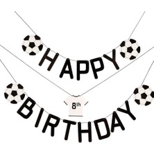 Ginger Ray - Bunting Football Birthday Customisable - Happy Birthday Futbol Asılan Süs