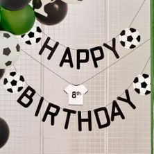 Ginger Ray - Bunting Football Birthday Customisable - Happy Birthday Futbol Asılan Süs