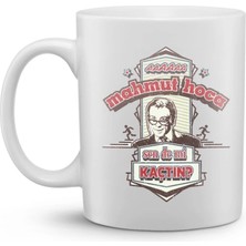 Rengine Shop Yeşil Çam Klasikleri Baskılı Kupa Bardak ‘’ Mahmut Hoca Sendemi Kaçtın ’’